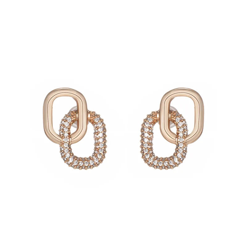 Luxe Knot Spark Studs - Gold Plated