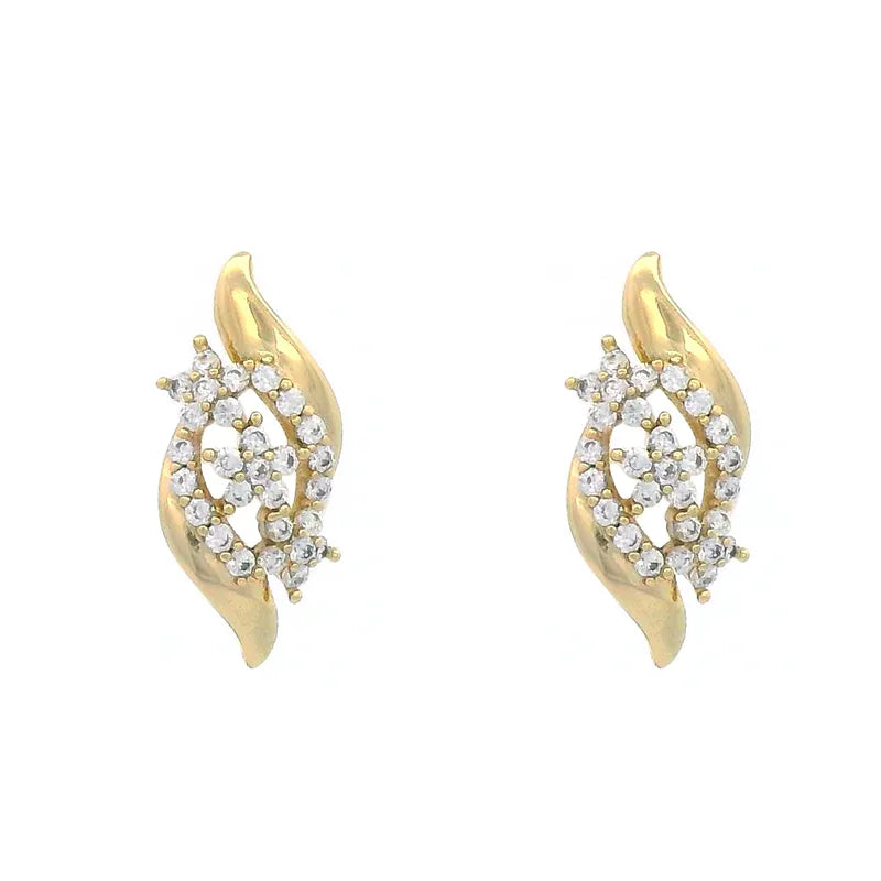 Royal Spark Gold Plated Studs