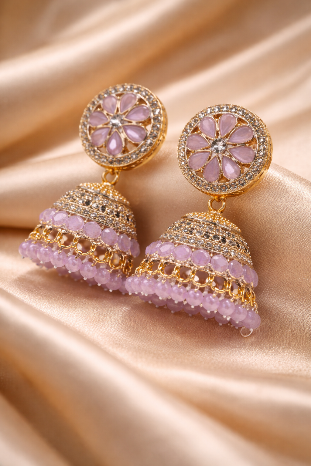 Gul-e-Lilac Jhumka
