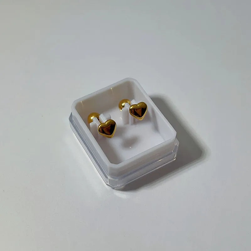 Classic Love Studs - Gold Plated