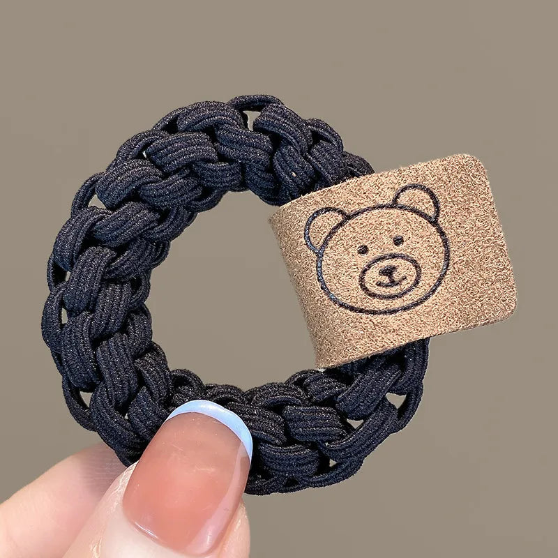 Black - Handmade High Grade Hair Tie (One Piece)
