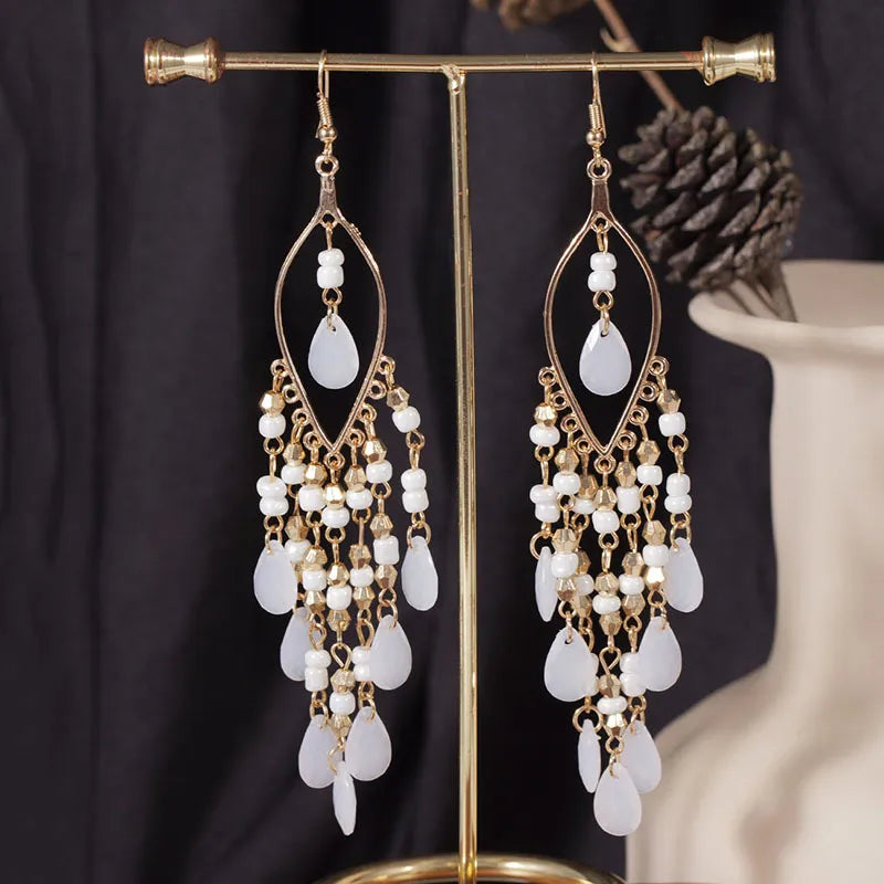 White Cascade Dangles