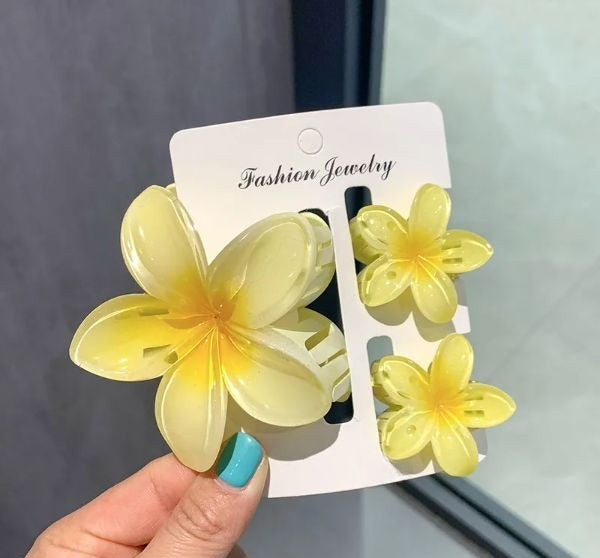 Yellow Three-Piece Set Clip