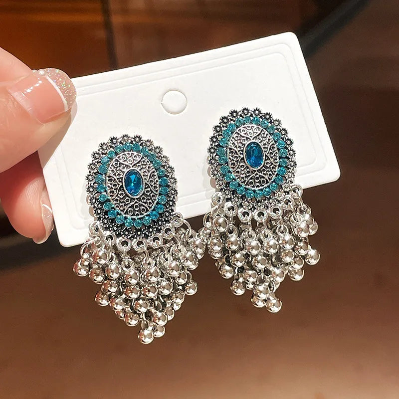 Ethnic Style Tassel Earrings