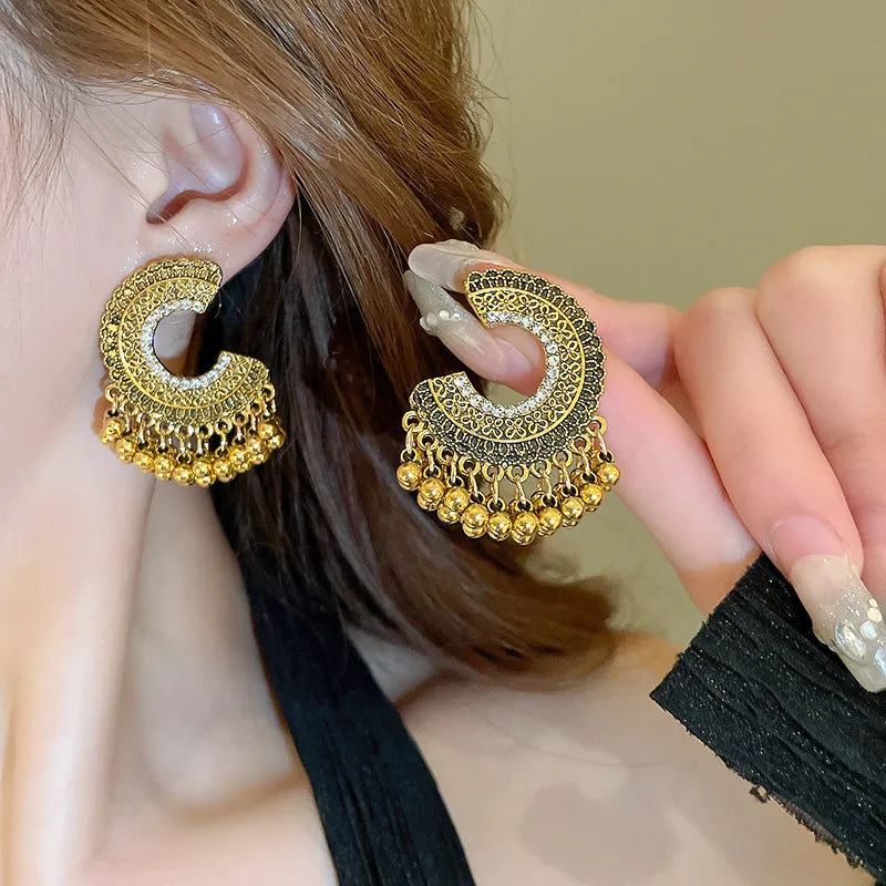Ethnic Style Tassel Earrings