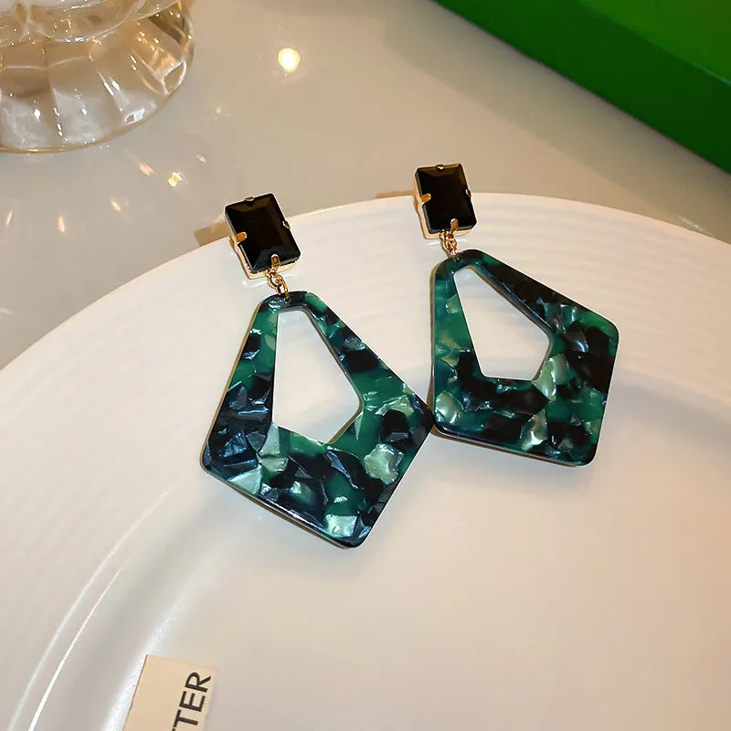 Geometric Acrylic Earrings