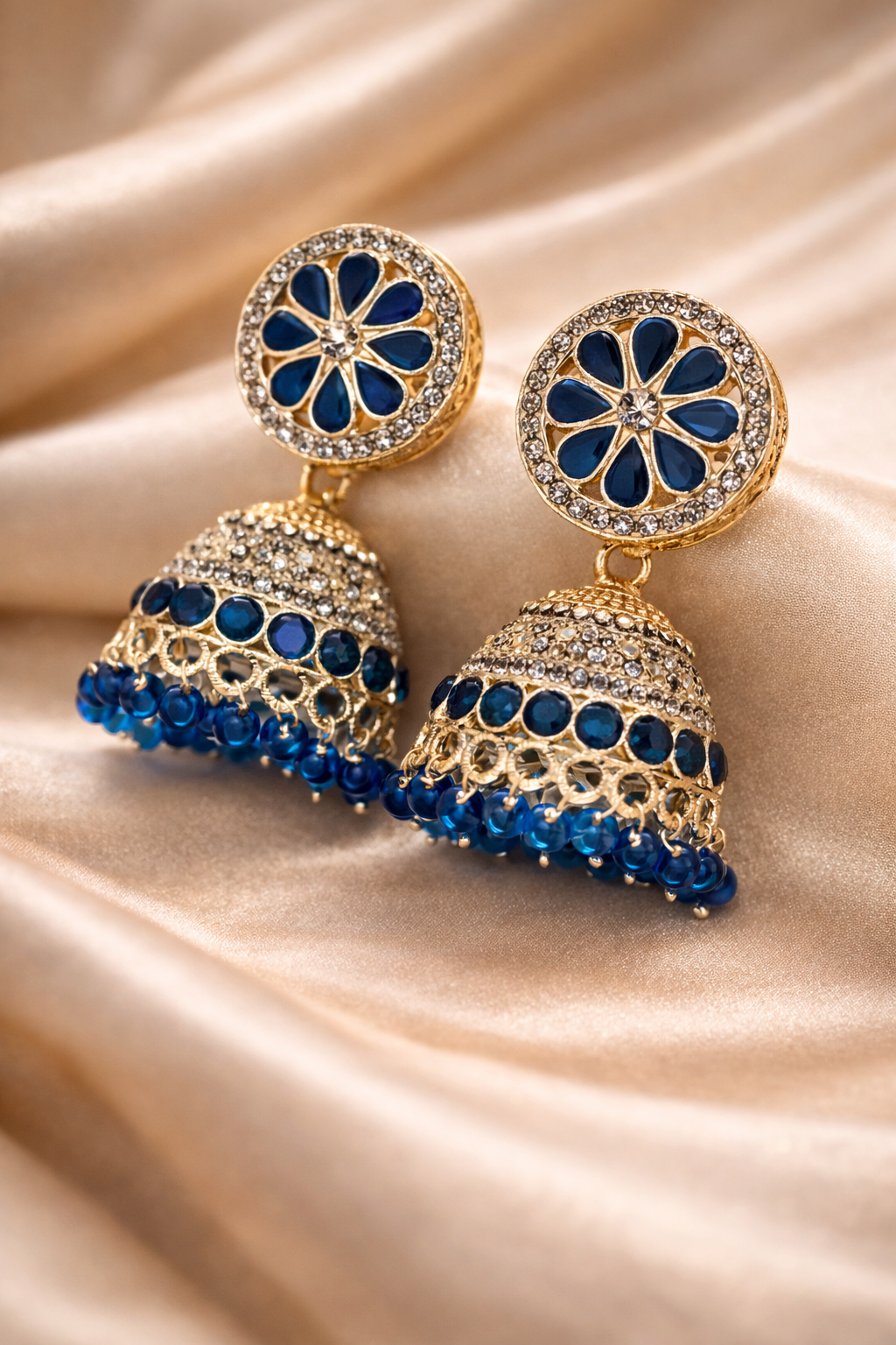 Meher Blue Jhumka