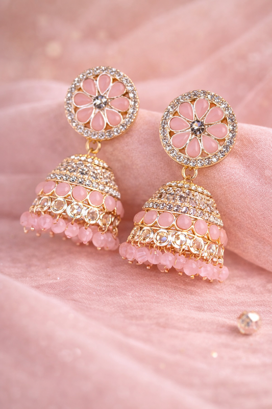 Blush Petal Jhumka