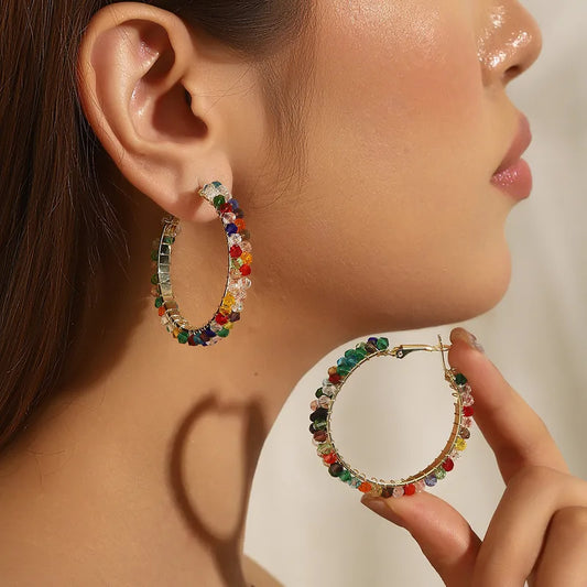 Prism Glow Hoops