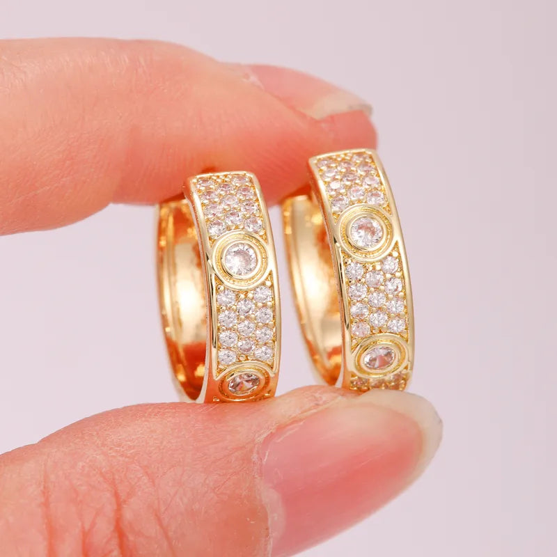 Gold Plated Hoop Earrings