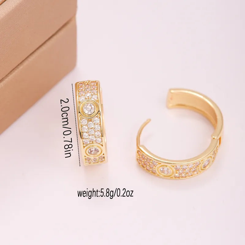 Gold Plated Hoop Earrings