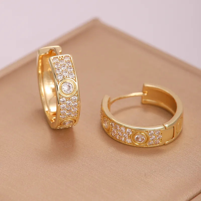 Gold Plated Hoop Earrings