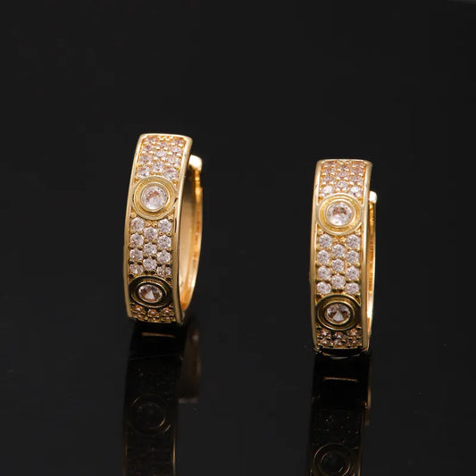 Gold Plated Hoop Earrings