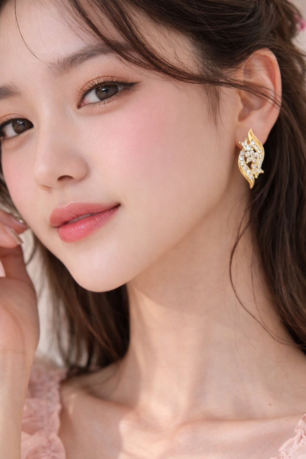 Royal Spark Gold Plated Studs