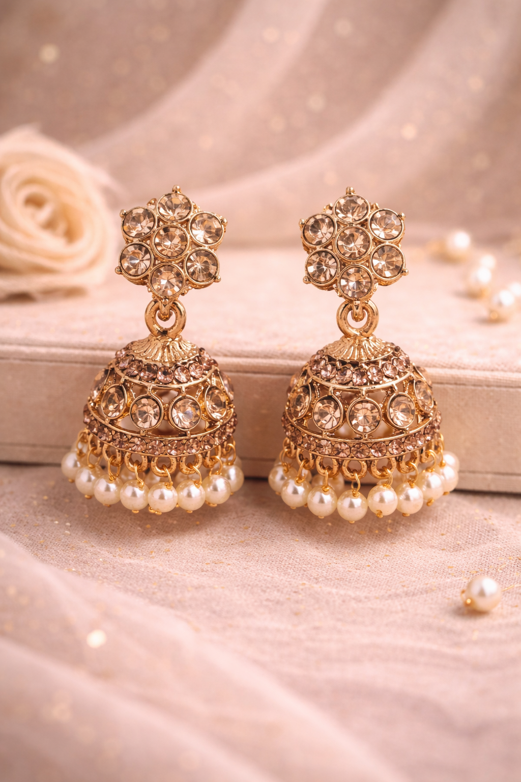 Pearl Aura Jhumka