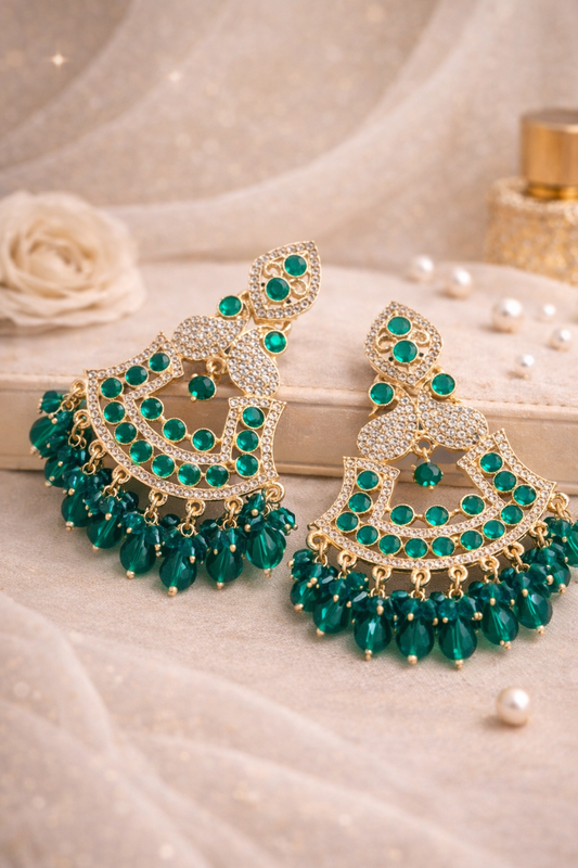 Royal Green Chandbali