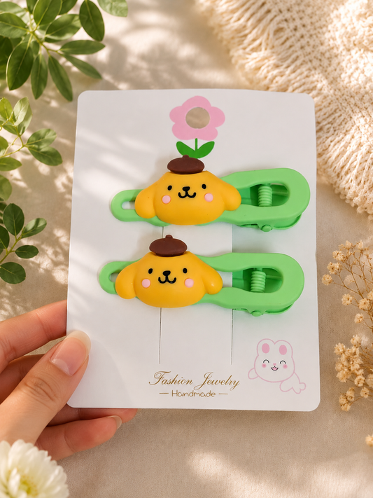 Hairpin - Pudding Dog (2 pieces)