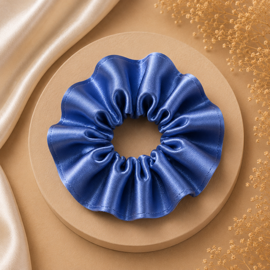 Bluebell Satin Scrunchie (one piece)