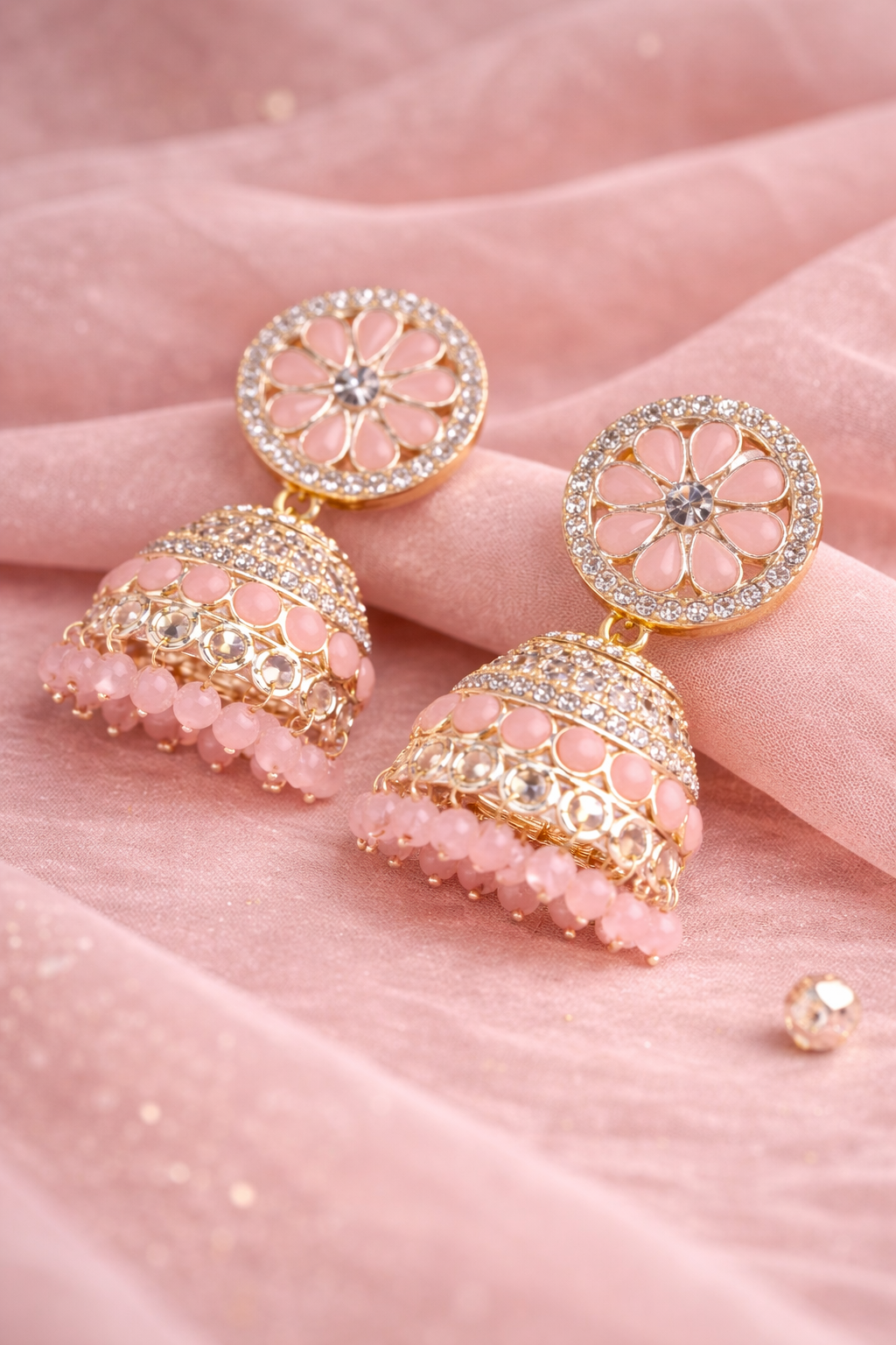 Blush Petal Jhumka