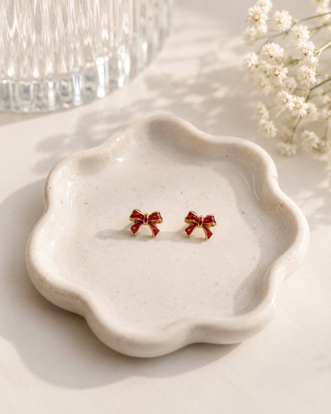 Mini Bow Stud Earrings