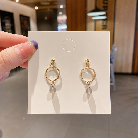 Pearl Halo Earrings