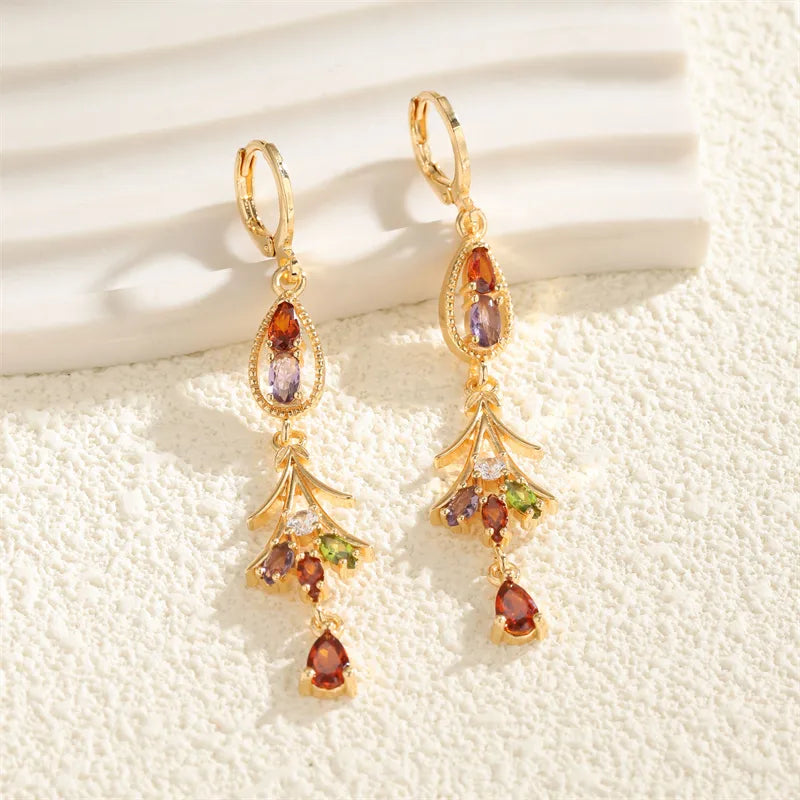 Golden Ember Drops - Gold Plated