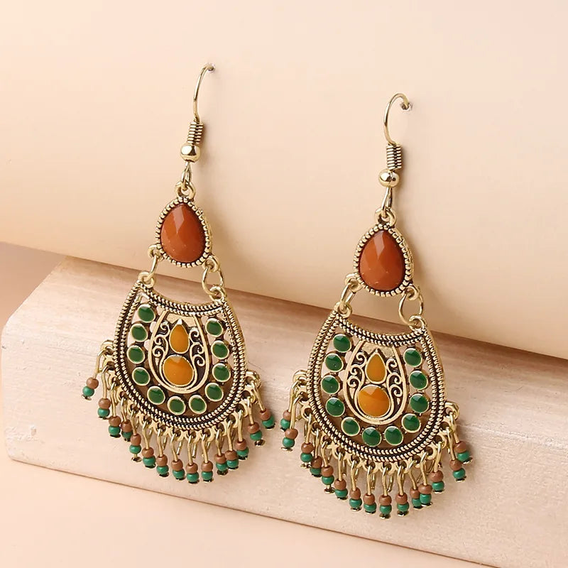 Ethnic Style Drop Earrings
