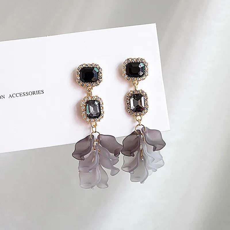 Flower Acrylic Earrings