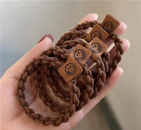 Twist Hair Tie - Brown (one piece)
