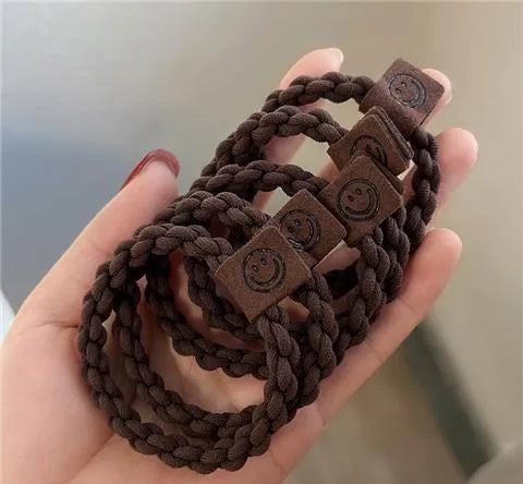 Twist Hair Tie - Dark Brown (one piece)