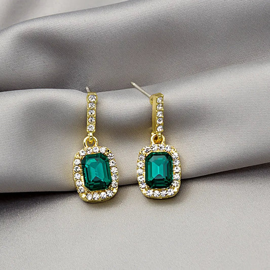 Rhinestones Drop Earrings