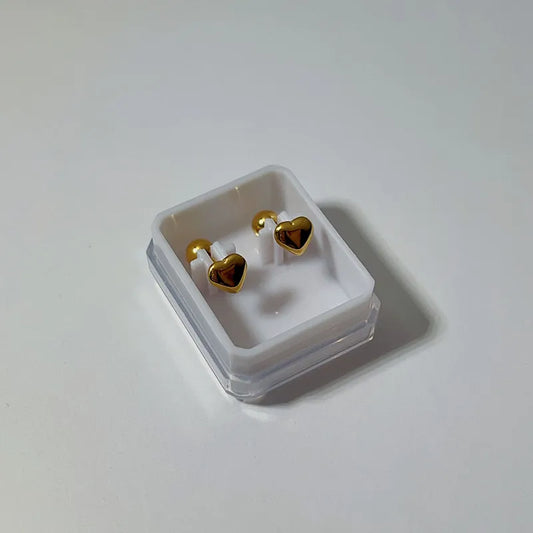 Classic Love Studs - Gold Plated