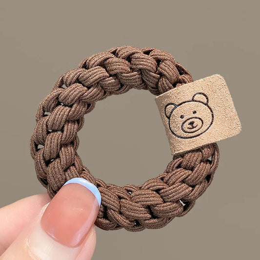 Dark Coffee - Handmade High Grade Hair Tie (One Piece)