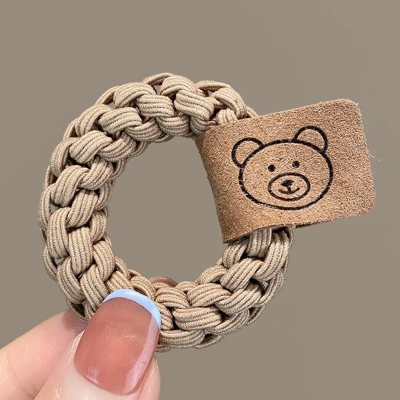 Light Coffee - Handmade High Grade Hair Tie (One Piece)