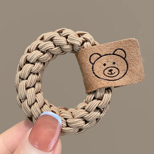 Light Coffee - Handmade High Grade Hair Tie (One Piece)