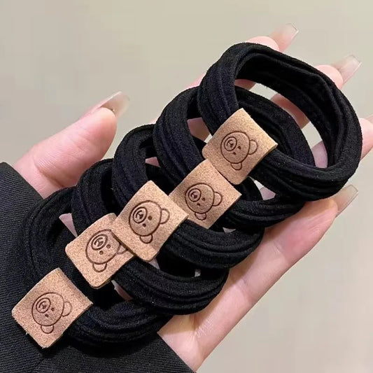 Black - Handmade High Grade Hair Tie (One Piece)