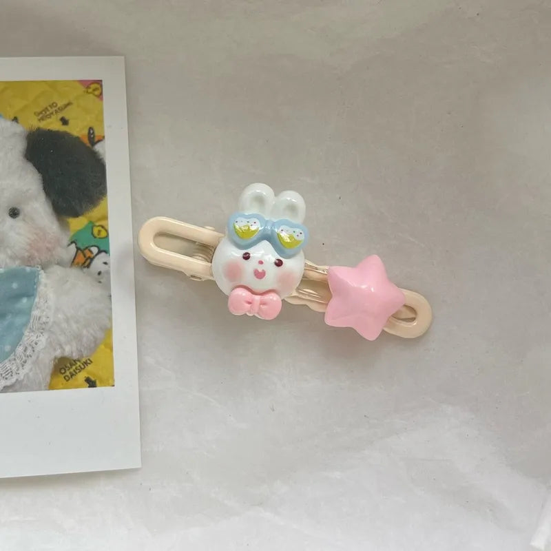 Hairpin - Glasses Bunny