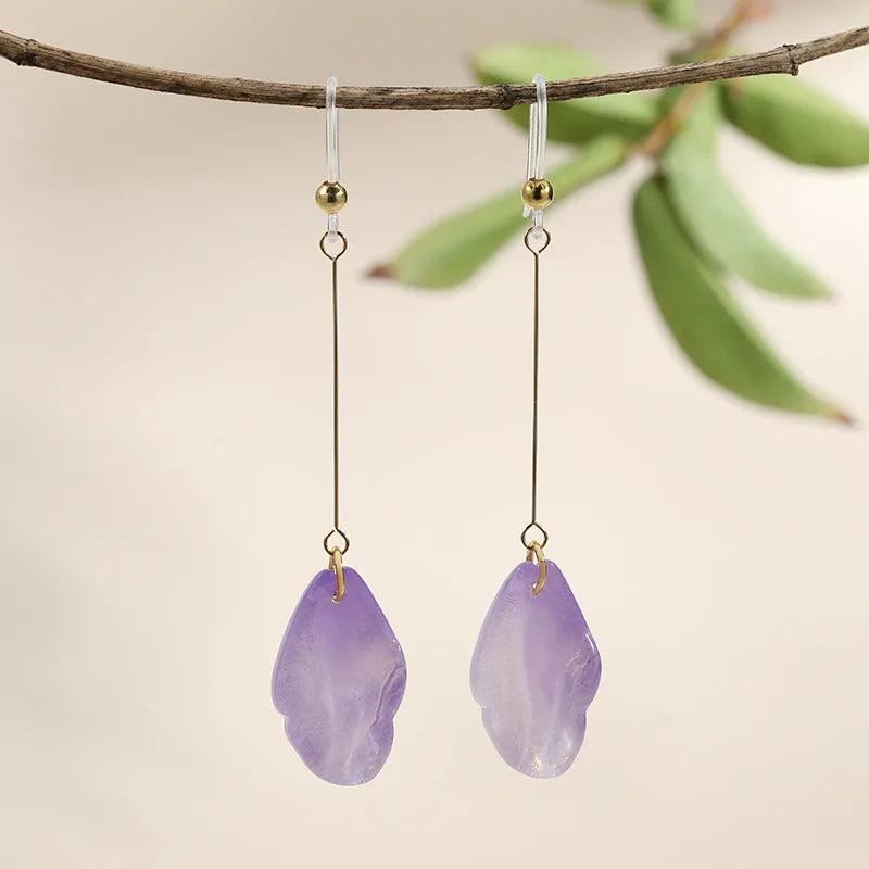Moonlit Lilac Drop Earring