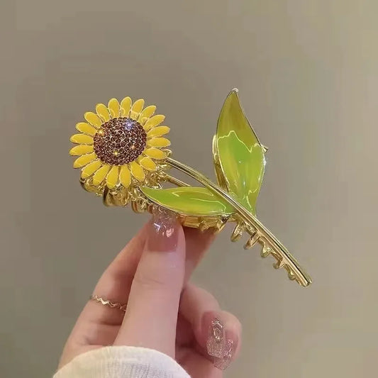 Modern Hair Claws - Sunflower