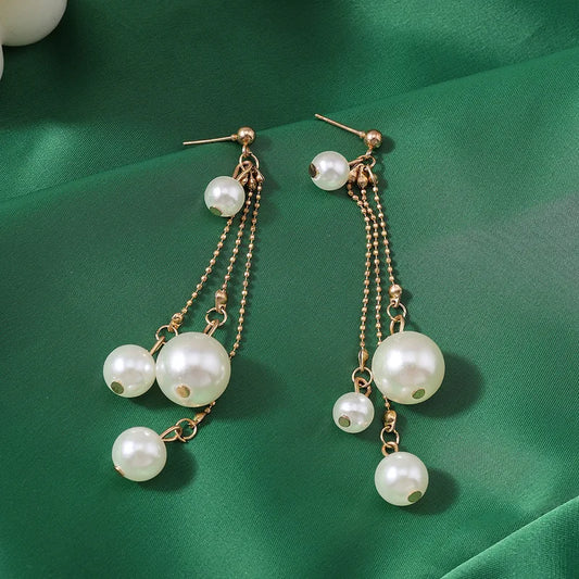 Pearl Drop Earrings - Large Pearl
