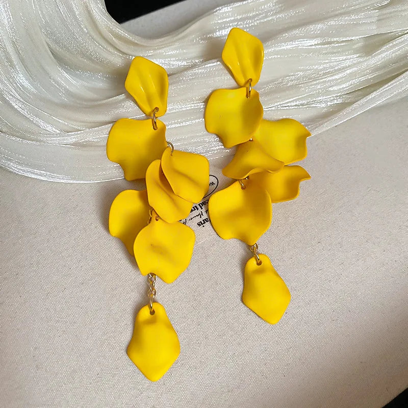 Tassel Earring - Yellow