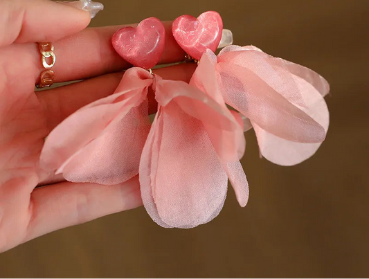 Love Chiffon Earrings