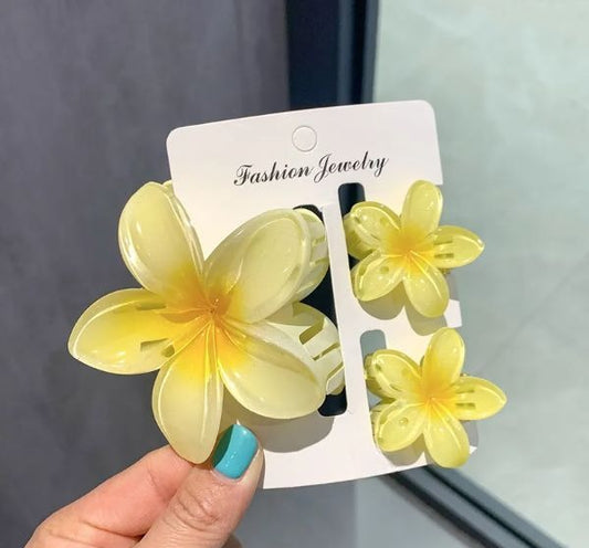 Yellow Three-Piece Set Clip
