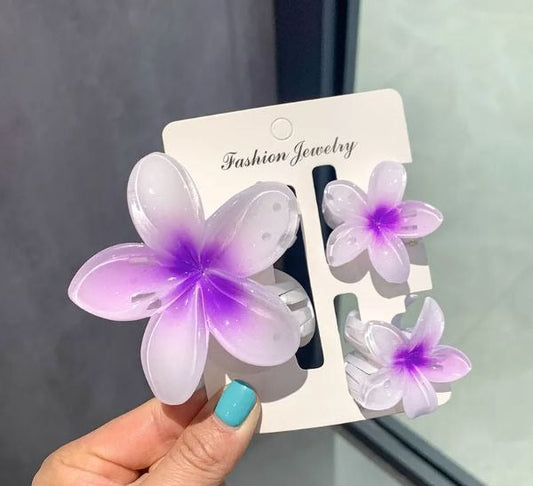 Purple Three-Piece Set Clip