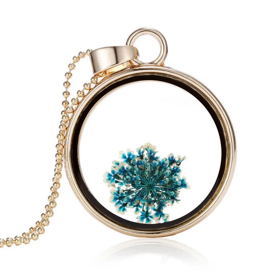 Round Pendant - Blue