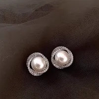 Pearl Stud - Silver