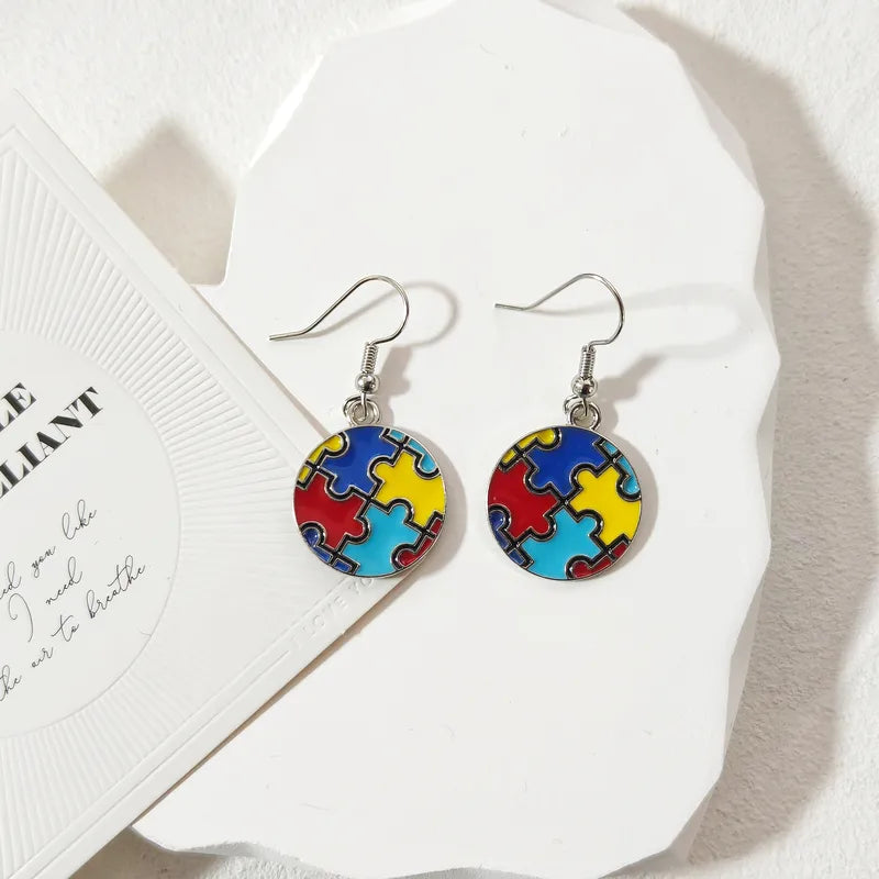 Geometric Pattern Earring