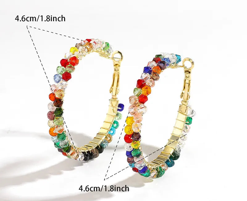 Prism Glow Hoops