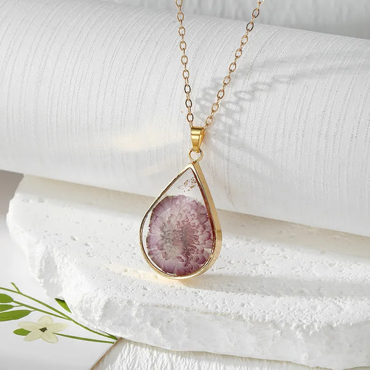 Resin Pendant - Echinacea