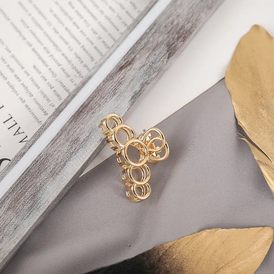 Simple Metal Clip -  Small Circle